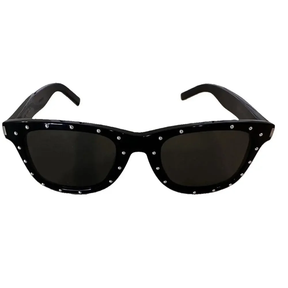 Saint Laurent Sunglasses Womens Black Studded SL51/F